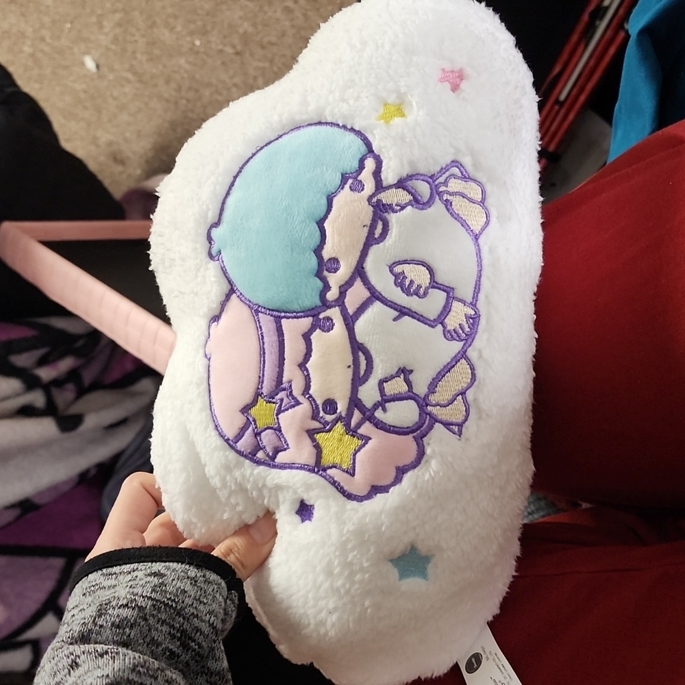 Little twin stars cloud pillow